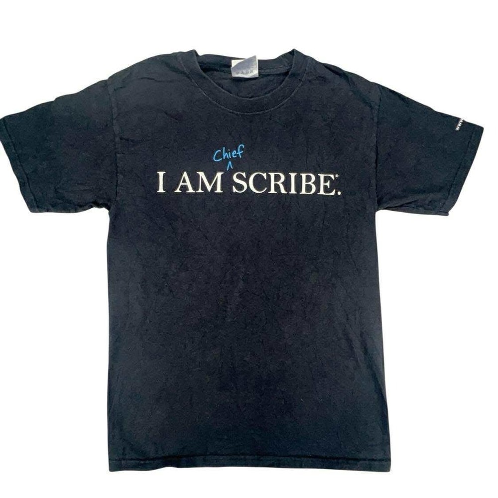Chief I Am Scribe Physassist T-Shirt Black Small S Logo Graphic‎ Tee